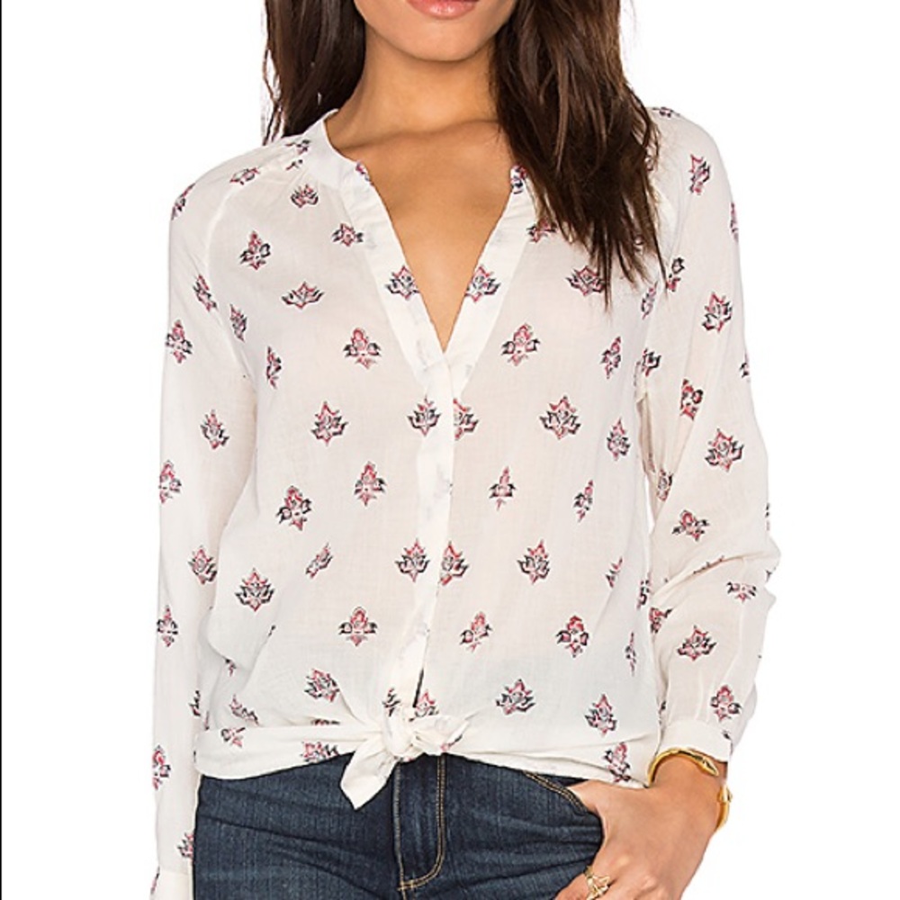 NWT Paige Birch Red top size small